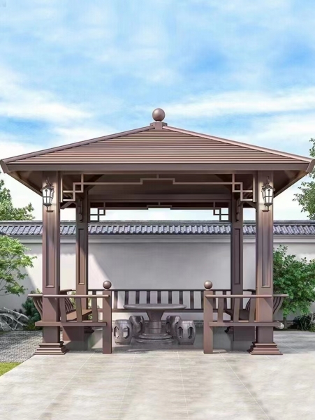 北京四角涼亭